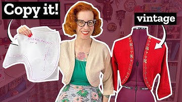How to copy your favorite garment to make your own sewing pattern!