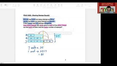 PSLE Math 2022 Sharing Equally - Stamps - Tough Math Made Easy PSLE 2024 Maths