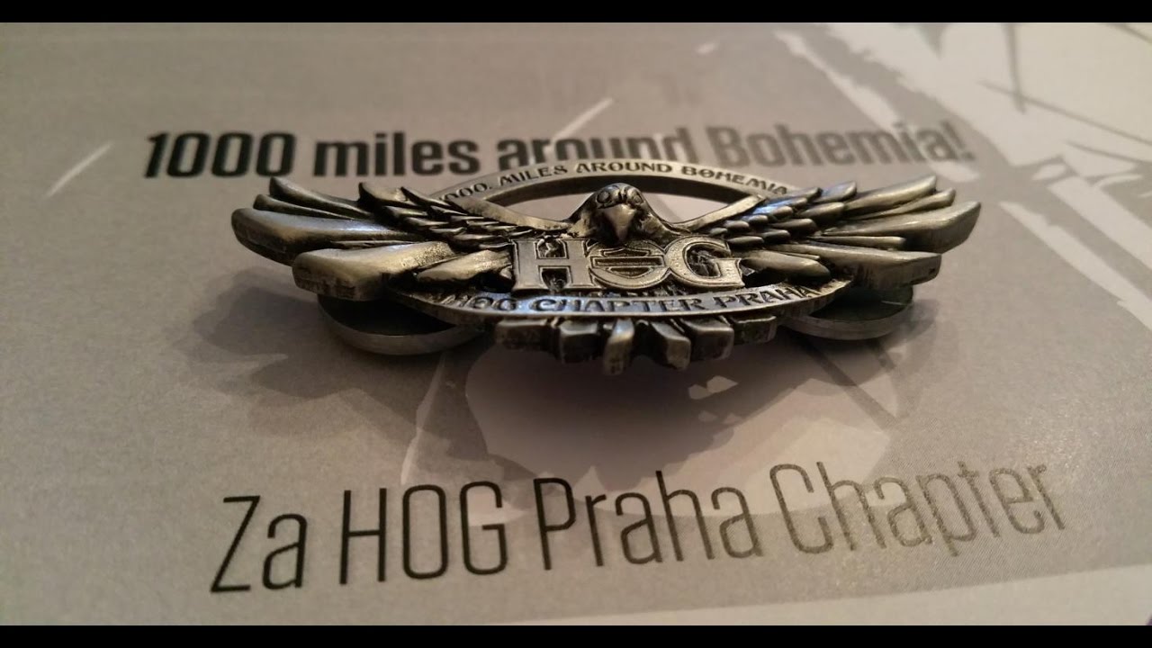 1 000 MIL HOG Chapter Praha Harley Davidson motorcycles