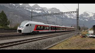 SBB S4 Uznach-Sargans in Unterterzen