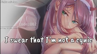 [Nightcore] → I'm Not A Cynic (Alec Benjamin) lyrics