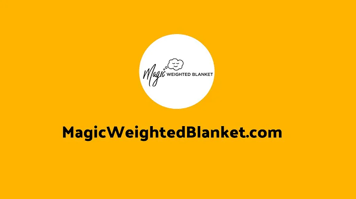 Magic weighted blanket for reduced anxiety and bet...
