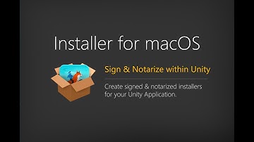 How to create a mac installer in Unity 3D