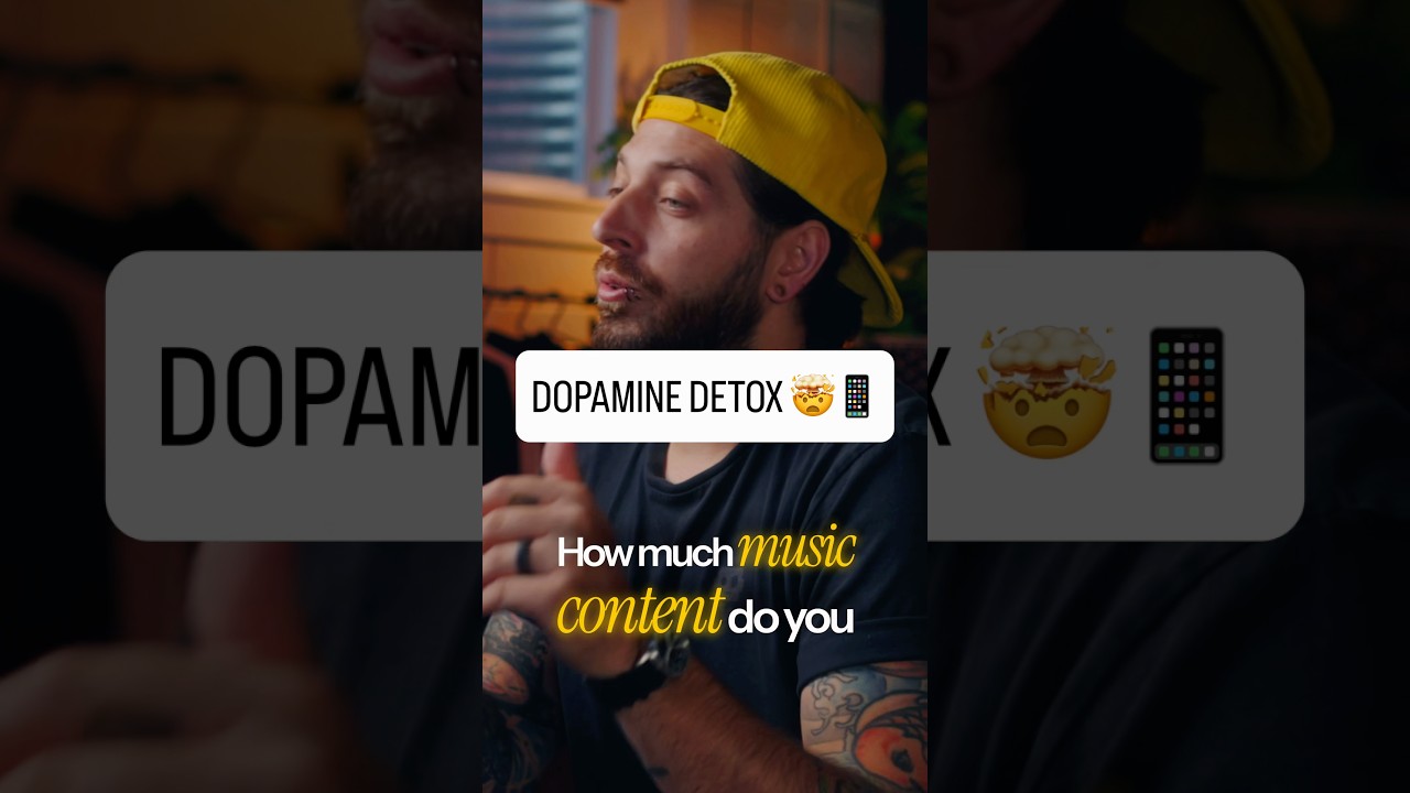 The reason scrolling feels easier than making music📱🎶 #dopaminedetox #musicproducer #writersblock