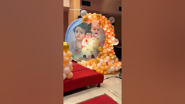 Decoration ideas | Ballon Decoration | First Birthday | Naming Ceremony | Prince Modak️.