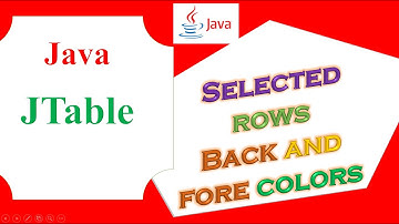 Java JTable Ep.05 - Change Selected Rows
