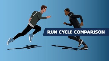 Run Cycle Process | Handkey Animation vs. Motion Capture (Mixamo)