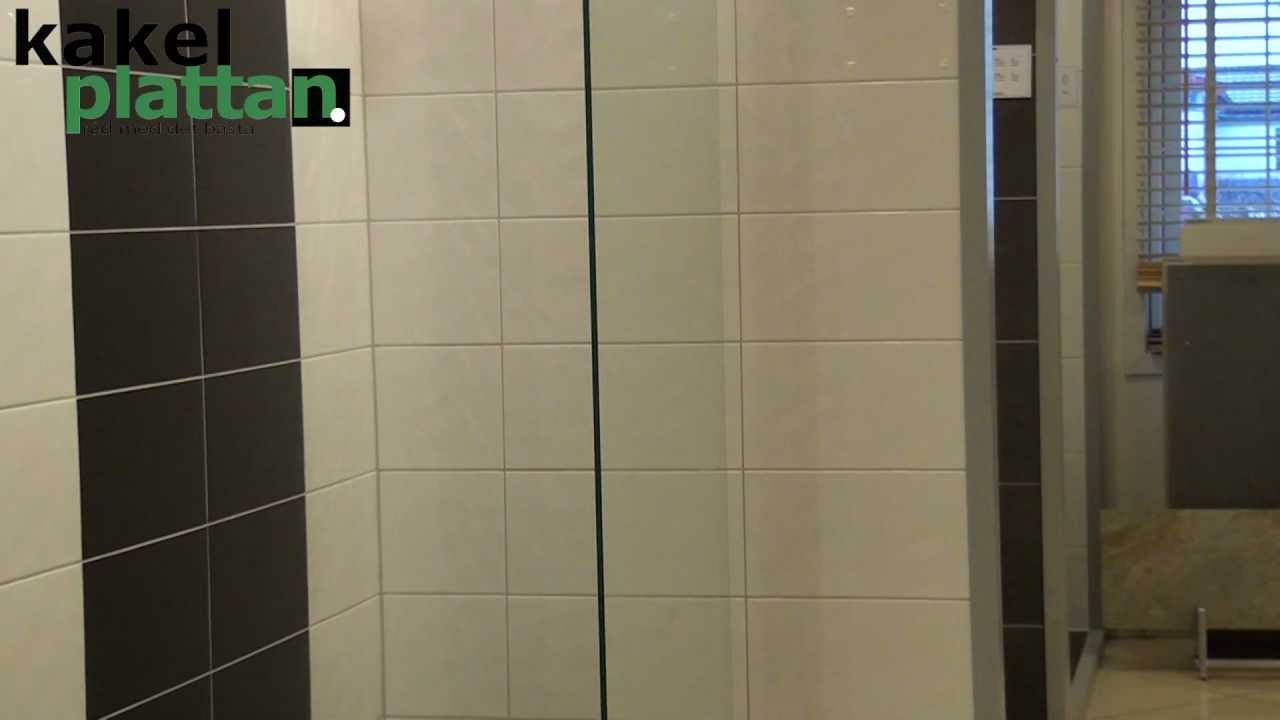 Noto Vit Blank Vågig 20x40 Kakel. Mer på www.kakelplattan.se - YouTube