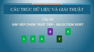 [CTDL và GT] Giải thuật sắp xếp chọn trực tiếp - Selection sort