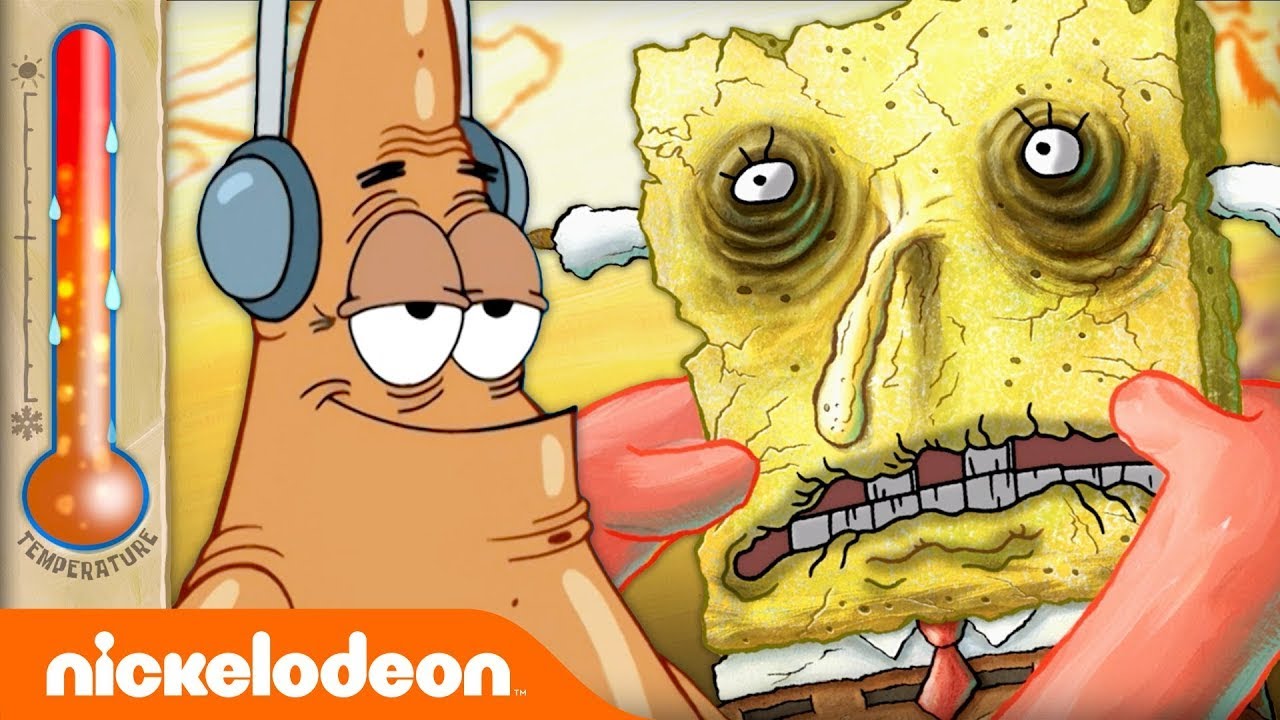 Bikini Bottom's Most EXTREME Temperatures Ever | SpongeBob | Nickelodeon Cartoon Universe