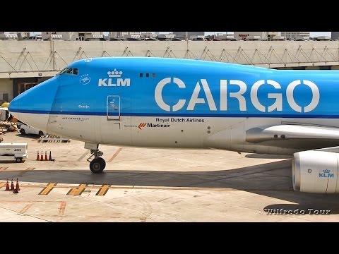 KLM CARGO｜BOEING 747-400ERF｜PH-CKJ KLM CARGO (NEW + Old Livery) Boeing 747-400 F - Landings at
