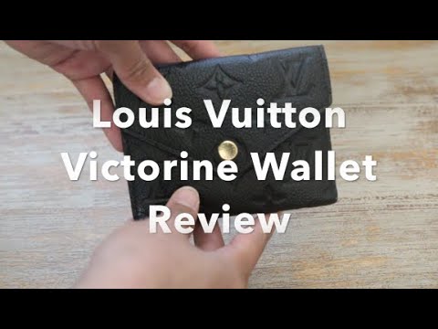 Louis Vuitton Victorine Wallet in Noir Empreinte Unboxing 