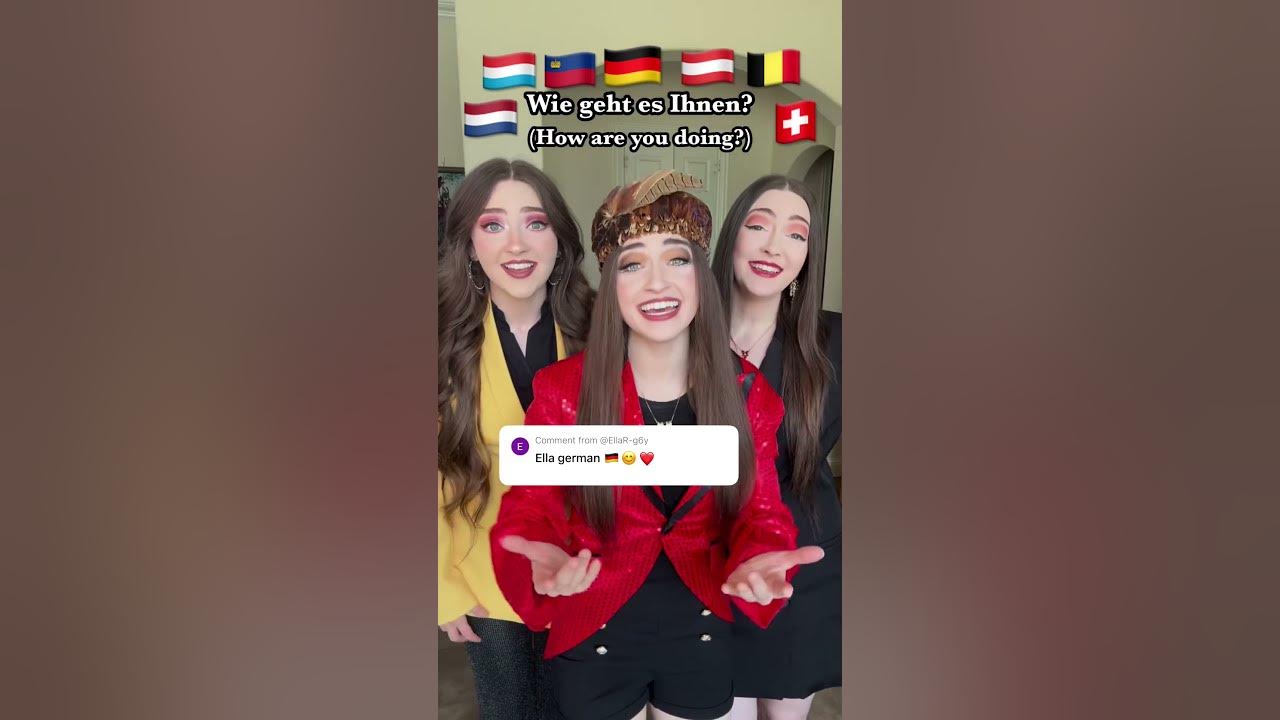 Ella Name Song In German!🇩🇪🇦🇹🇨🇭K3 Sisters #shorts #germany #german #deutsch #song #viral #fyp