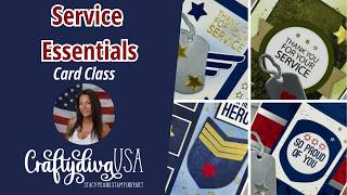 Easy Card Making Ideas | Thank You for Your Service Military Cards | Easy Inking techniques
