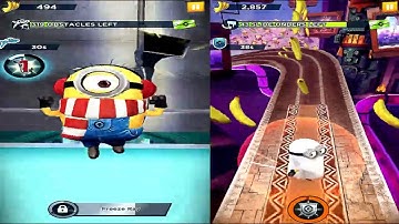 Despicable Me Minion Rush! Android Reverse Gameplay - Daily Challenge, Episode 669