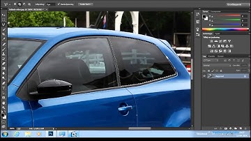 Virtual Car Tuning - Tinting windows - Adobe Photoshop part 2