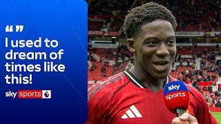 Kobbie Mainoo FULL post-match interview after scoring winner against Liverpool! 🌟