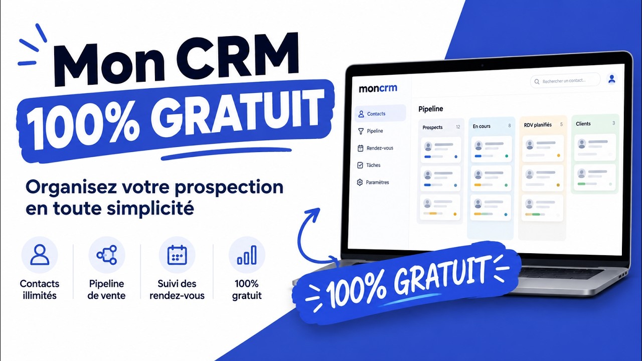 J'ai créé un CRM 100% gratuit !