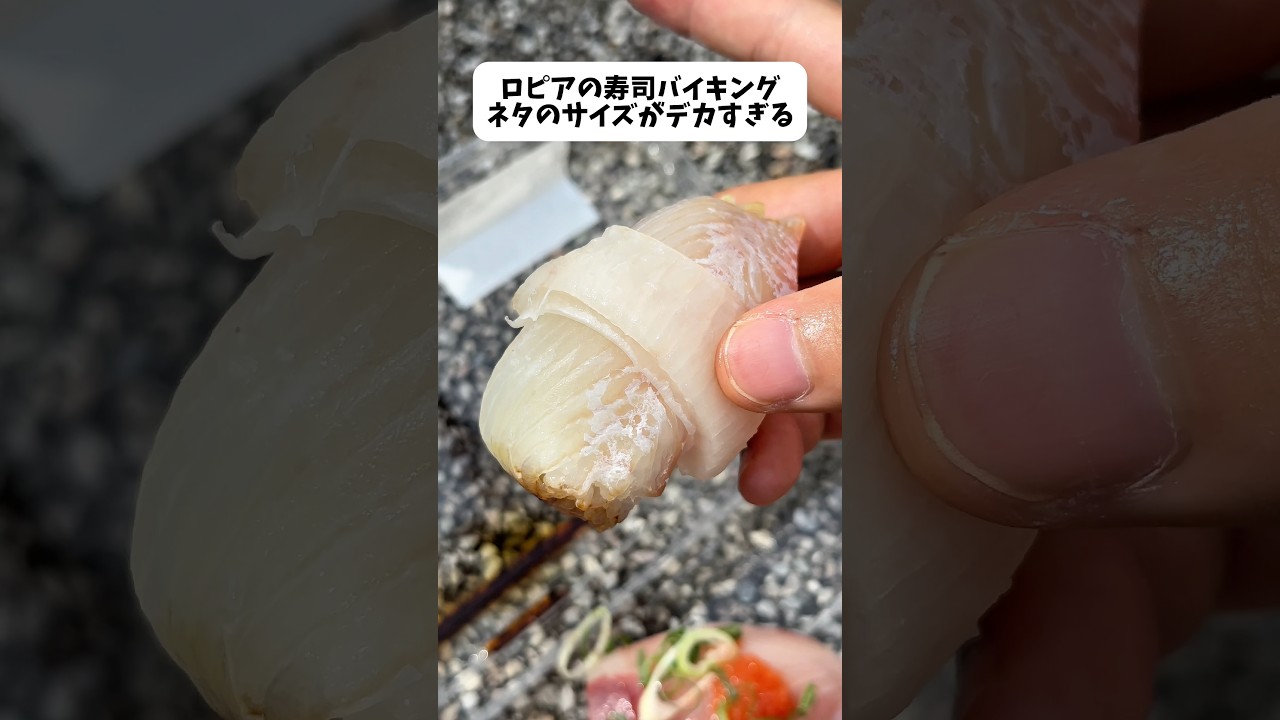 ロピアの寿司バイキング、寿司ネタデカすぎるwww