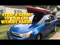 Strapping a Kayak To Your Car