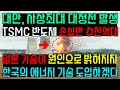 대만 사상최대 대정전 발생에 TSMC 반도체 손실만 수천억대 추정! 일본 기술이 원인으로 밝혀지자 한국 에너지 기술 도입하겠다는 상황