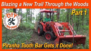 Blazing a New Trail Through the Woods - Part 1: Piranha Tooth Bar Gets it Done! (#141)
Its time to cut a new section of trail, and my BXpanded Piranha toothbar is going to make this project much easier!
Visit DIYMyWay.net: https://diymyway.net/
Visit my Amazon Affiliate Store: https://www.amazon.com/shop/diymyway
Follow Me on Twitter: https://twitter.com/diymyway
#DIY #RuralLiving #Kubota #Tractors Blazing a New Trail Through the Woods - Part 1: Piranha Tooth Bar Gets it Done! (#141)
