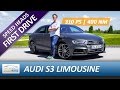 2016 Audi S3 Limousine Test (310 PS) - Fahrbericht - Review