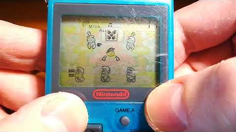 Nintendo Mini Classics - The Smurfs - LCD handheld game