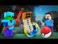 Майнкрафт видео обзор - Стив Minecraft Lego и Покемоны! Игры битвы с мобами Майнкрафт. Сборник видео