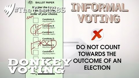 Donkey Voting 101 I The Feed