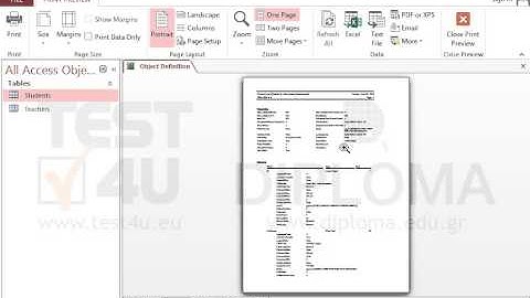 Use the Database Documenter to create a report displaying all of the objects contained in the...