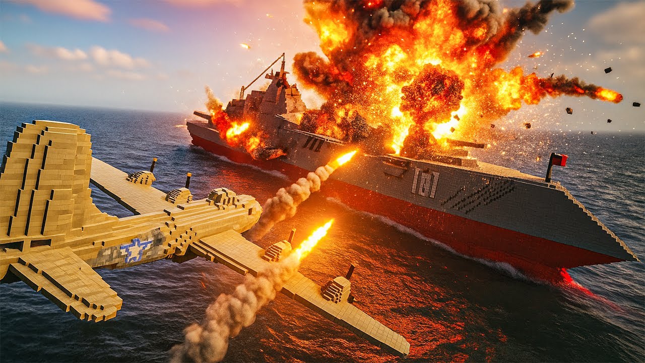 Massive Fighter Jet Attack on Hampshire Battleship | Teardown