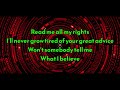 Architects - Seeing Red (Lyrics)