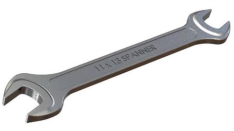 SolidWorks Tutorial # 340 : Spanner wrench