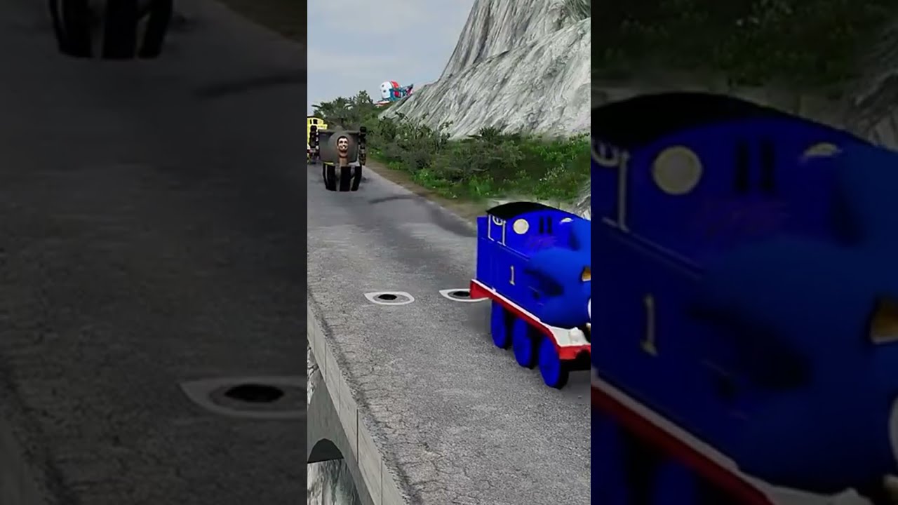 Ridiculous Cars Against Triple Skibidi Toilet Head Bollard Giant Spinning Hammer BeamNG Drive