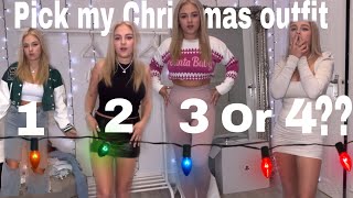 Pick My Christmas Day Outfit! 1,2,3 Or 4?!