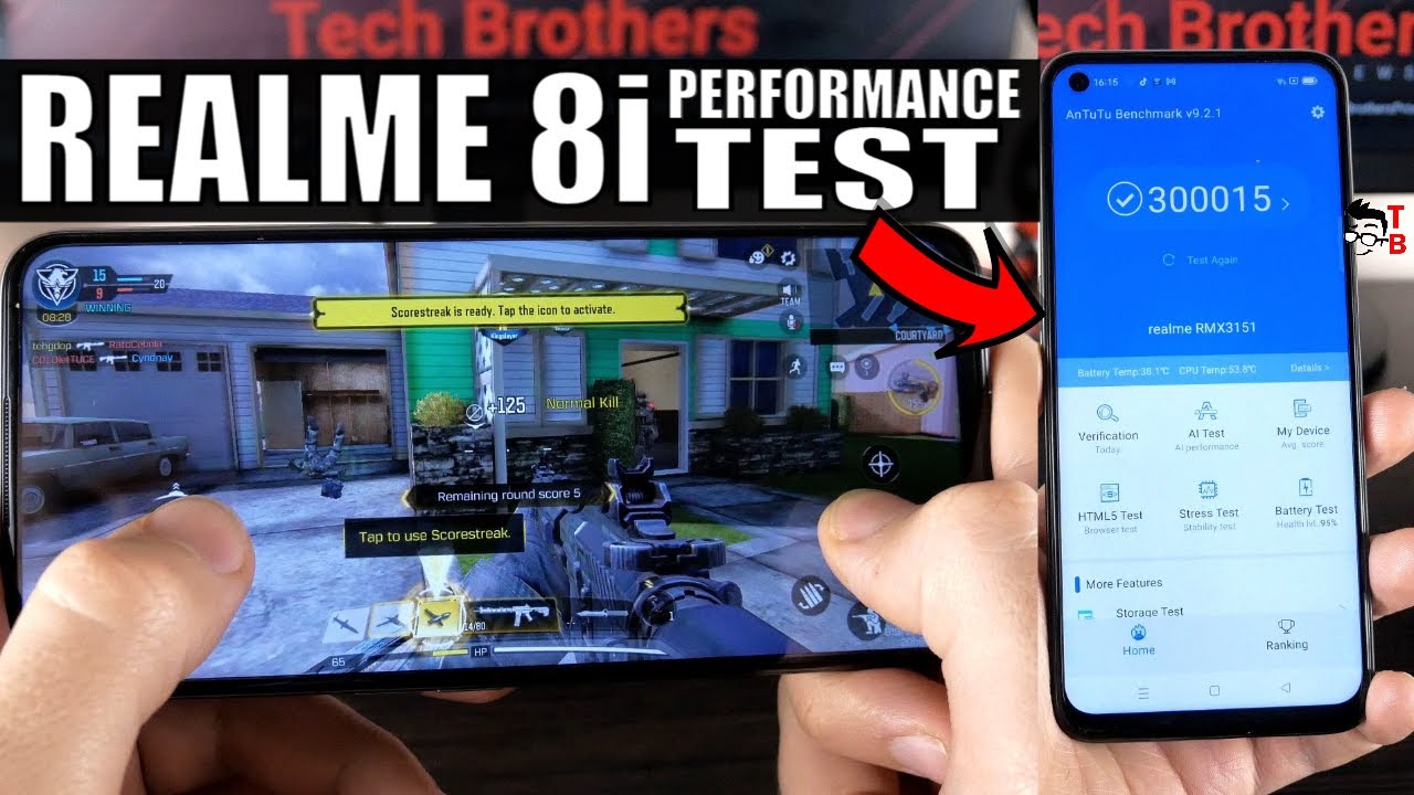 Realme 8i review -  tests