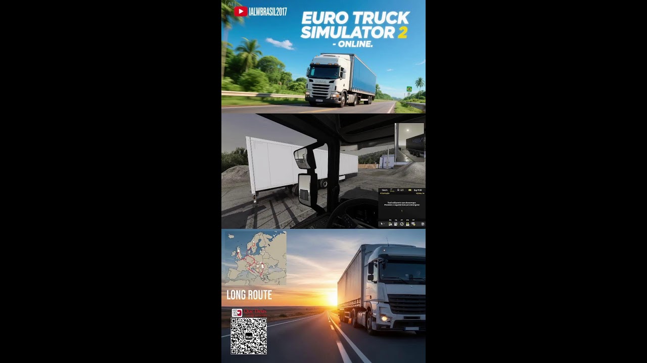 🔴 LIVE ETS2 REALISTA | Longa Viagem Europeia Sem Cortes (Portrait)