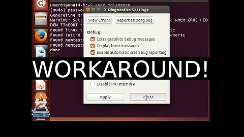 Linux:  Fix (Workaround) display resolution on Ubuntu 14.04 running on VirtualBox