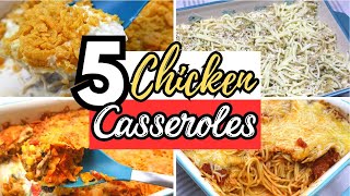 5 AMAZING Chicken Casserole Dishes | Easy Recipes for a Large family | Large Family Meals