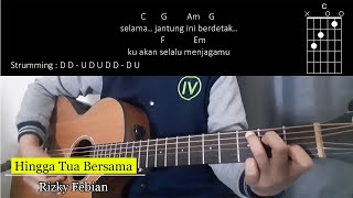 (Kunci Gitar Mudah) Hingga Tua Bersama - Rizky Febian | Selama jantung ini berdetak chord & Lirik