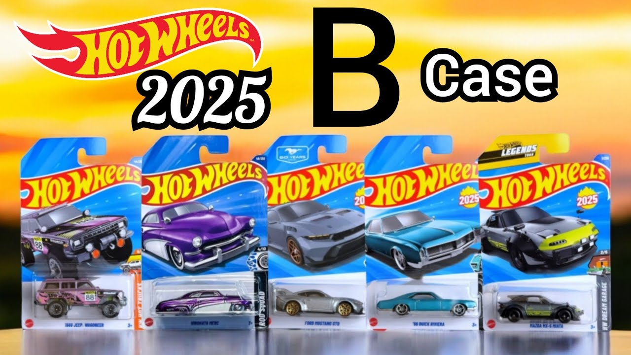 Hot Wheels 2025 B Case - YouTube