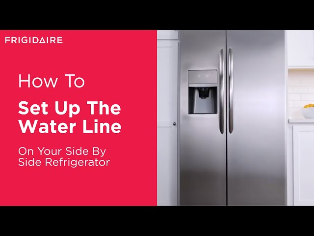 How to Install a Fridge Water Line for Ice and Water in your Fridge 