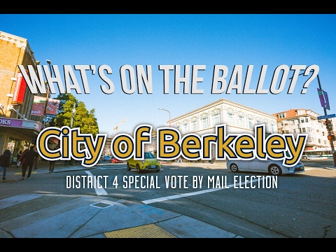 March 7, 2017 – City of Berkeley, District 4 Special Vote-by-Mail Election