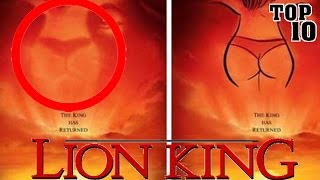 We all love disney movies, but sometimes in our enjoyment miss little
inserts added by the animators that have some odd hidden meanings.
these are top...