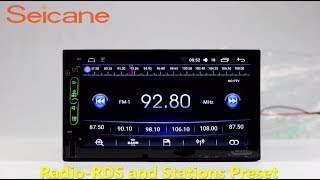 Android 6.0 Universal 2 Din Touch Screen Radio GPS Navigation Head Unit Support Digital TV