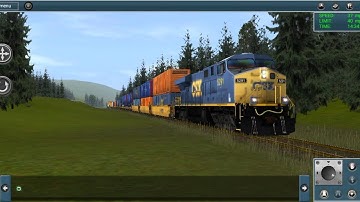 trainz simulator android CSX Intermodal train