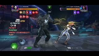 MCOC AW S59 (Tier1, Plat2) Gameplay: Node 42 Unblockable Photon with Crossbones