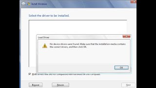 Fixing "No device drivers were found"
