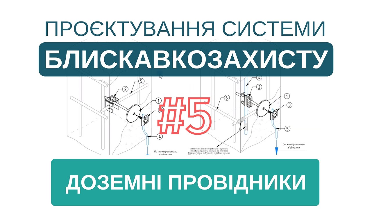 Доземні провідники | Проєктування блискавкозахисту FS